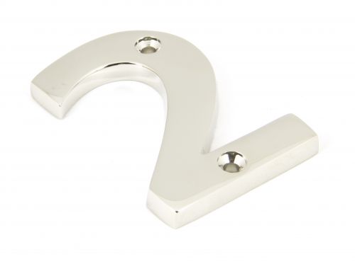 Click Here To Enlarge This Photo Of 90312 From The Anvil Polished Nickel Numeral No '2'