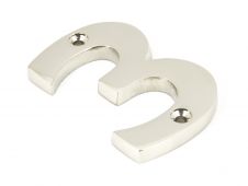 90313 From The Anvil Polished Nickel Numeral No '3'