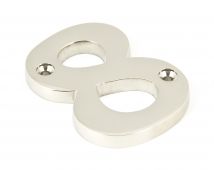 90318 From The Anvil Polished Nickel Numeral No '8'
