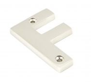 90303F From The Anvil Polished Nickel Letter 'F'