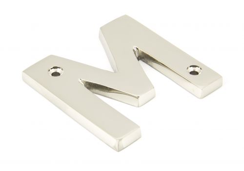 Click Here To Enlarge This Photo Of 90303M From The Anvil Polished Nickel Letter 'M'