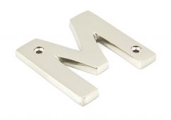 90303M From The Anvil Polished Nickel Letter 'M'