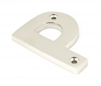 90303P From The Anvil Polished Nickel Letter 'P'