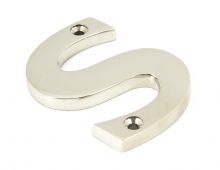90303S From The Anvil Polished Nickel Letter 'S'