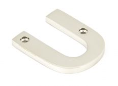 90303U From The Anvil Polished Nickel Letter 'U'