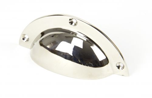 Click Here To Enlarge This Photo Of 91524 From The Anvil Polished Nickel 4" Plain Drawer Pull