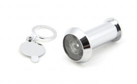 91897 From The Anvil Polished Chrome Door viewer 180 degrees