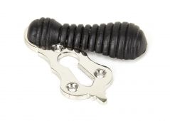 91533 From The Anvil Ebony & Polished Nickel Beehive Escutcheons