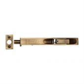 C1680 10-AT Heritage Brass Lever Action Flush Bolt 10" x .¾" Antique Brass Finish