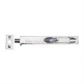 C1680 10-PC Heritage Brass Lever Action Flush Bolt 10" x .¾" Polished Chrome Finish
