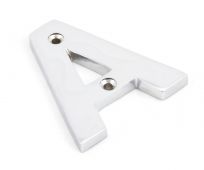 83802A From The Anvil Polished Chrome Letter A