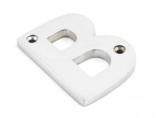 83802B From The Anvil Polished Chrome Letter B