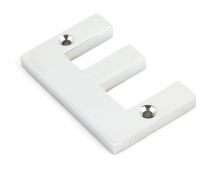 83802E From The Anvil Polished Chrome Letter E