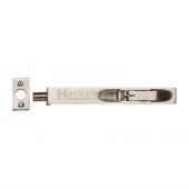C1680 10-SN Heritage Brass Lever Action Flush Bolt 10" x .¾" Satin Nickel Finish
