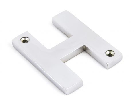 Click Here To Enlarge This Photo Of 83802H From The Anvil Polished Chrome Letter H