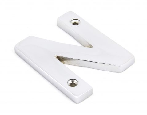 Click Here To Enlarge This Photo Of 83802N From The Anvil Polished Chrome Letter N