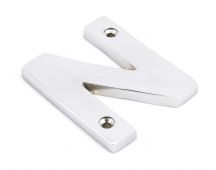 83802N From The Anvil Polished Chrome Letter N