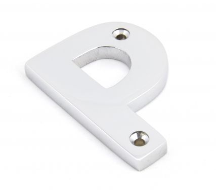 Click Here To Enlarge This Photo Of 83802P From The Anvil Polished Chrome Letter P