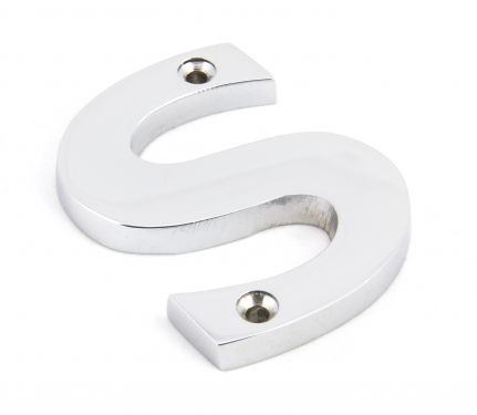 Click Here To Enlarge This Photo Of 83802S From The Anvil Polished Chrome Letter S