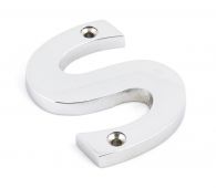 83802S From The Anvil Polished Chrome Letter S