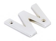 83802W From The Anvil Polished Chrome Letter W