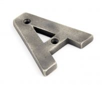83803A From The Anvil Antique Pewter Letter A