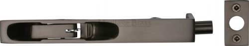 Click Here To Enlarge This Photo Of C1680 6-MB Heritage Brass Lever Action Flush Bolt 6" x .¾" Matt Bronze Finish