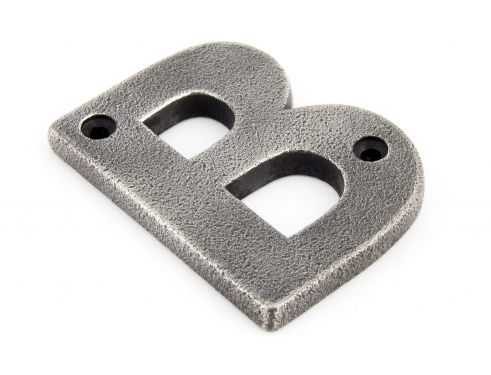 Click Here To Enlarge This Photo Of 83803B From The Anvil Antique Pewter Letter B