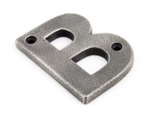 83803B From The Anvil Antique Pewter Letter B