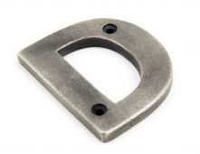 83803D From The Anvil Antique Pewter Letter D