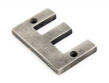 83803E From The Anvil Antique Pewter Letter E