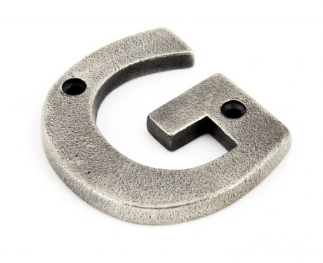 Click Here To Enlarge This Photo Of 83803G From The Anvil Antique Pewter Letter G