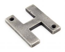 83803H From The Anvil Antique Pewter Letter H