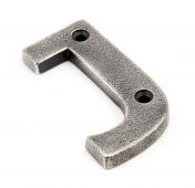 83803J From The Anvil Antique Pewter Letter J