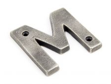83803M From The Anvil Antique Pewter Letter M