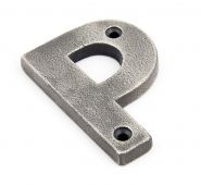 83803P From The Anvil Antique Pewter Letter P