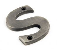 83803S From The Anvil Antique Pewter Letter S