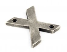 83803X From The Anvil Antique Pewter Letter X