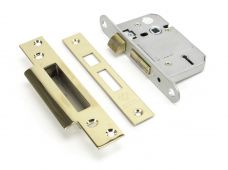 91120 From The Anvil Brass 2.5" British Standard 5 Lever Sashlock