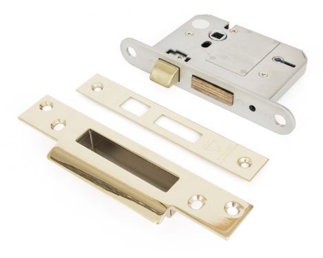 Click Here To Enlarge This Photo Of 91121 From The Anvil Brass 3" British Standard 5 Lever Sashlock