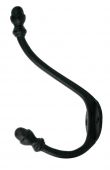 83542 From The Anvil Black 6 1/2'' Hat & Coat Hook