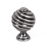 33691 From The Anvil Pewter Patina Twist Knob
