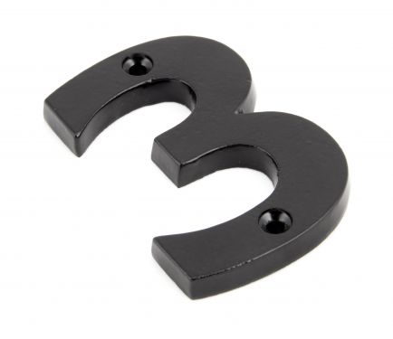 Click Here To Enlarge This Photo Of 83703 From The Anvil Black Numeral 3