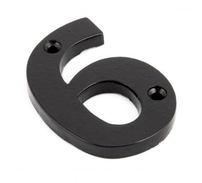 Click Here To Enlarge This Photo Of 83706 From The Anvil Black Numeral 6
