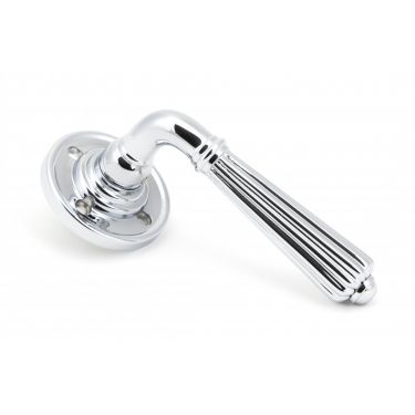 Click Here To Enlarge This Photo Of 45315 From the Anvil Polished Chrome Hinton Lever on Rose Set
