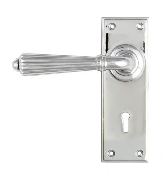 Click Here To Enlarge This Photo Of 45316 From the Anvil Polished Chrome Hinton Lever Lock Set
