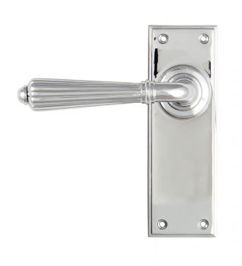 Click Here To Enlarge This Photo Of 45317 From the Anvil Polished Chrome Hinton Lever Latch Set