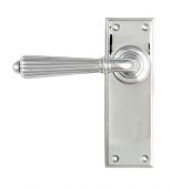 45317 From the Anvil Polished Chrome Hinton Lever Latch Set