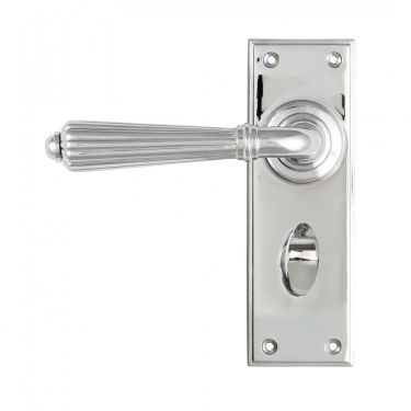 Click Here To Enlarge This Photo Of 45318 From the Anvil Polished Chrome Hinton Lever Bathroom Set