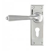 45319 From the Anvil Polished Chrome Hinton Lever Euro Set